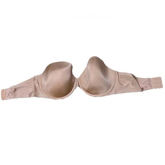 38DD Victoria's Secret Womens Beige Lined Underwire Strapless Bra Back Closure - Picture 8 of 15